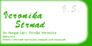 veronika strnad business card
